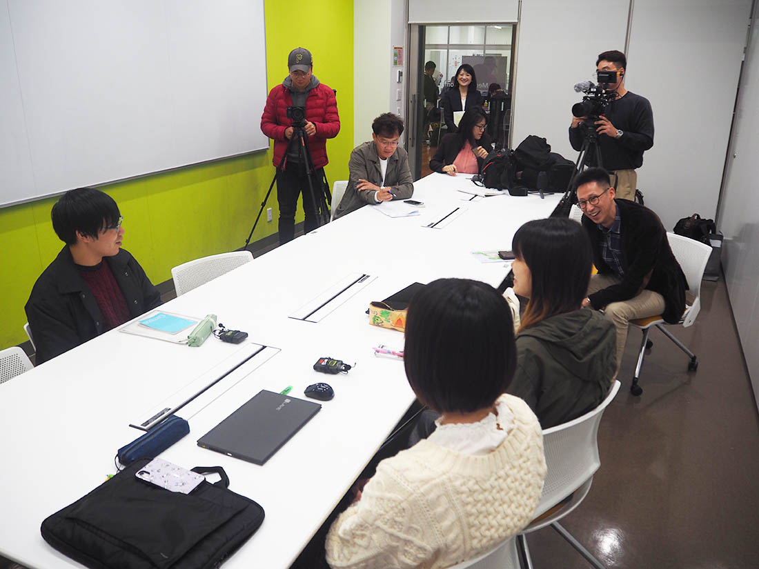 韓国のテレビ局がIBプログラム取材
