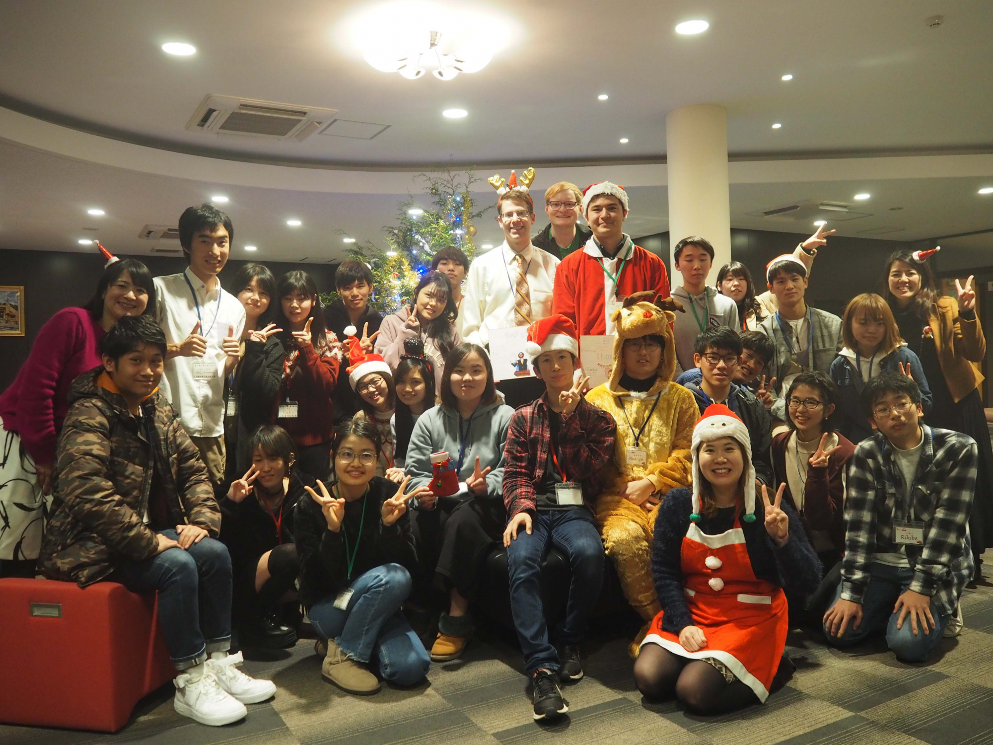 留学生が企画してクリスマスパーティー