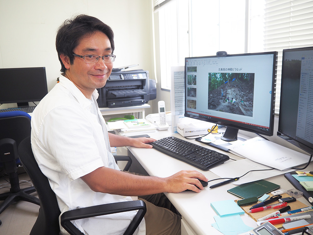 「今後は、マヤ文明の発祥の過程を解明したい」