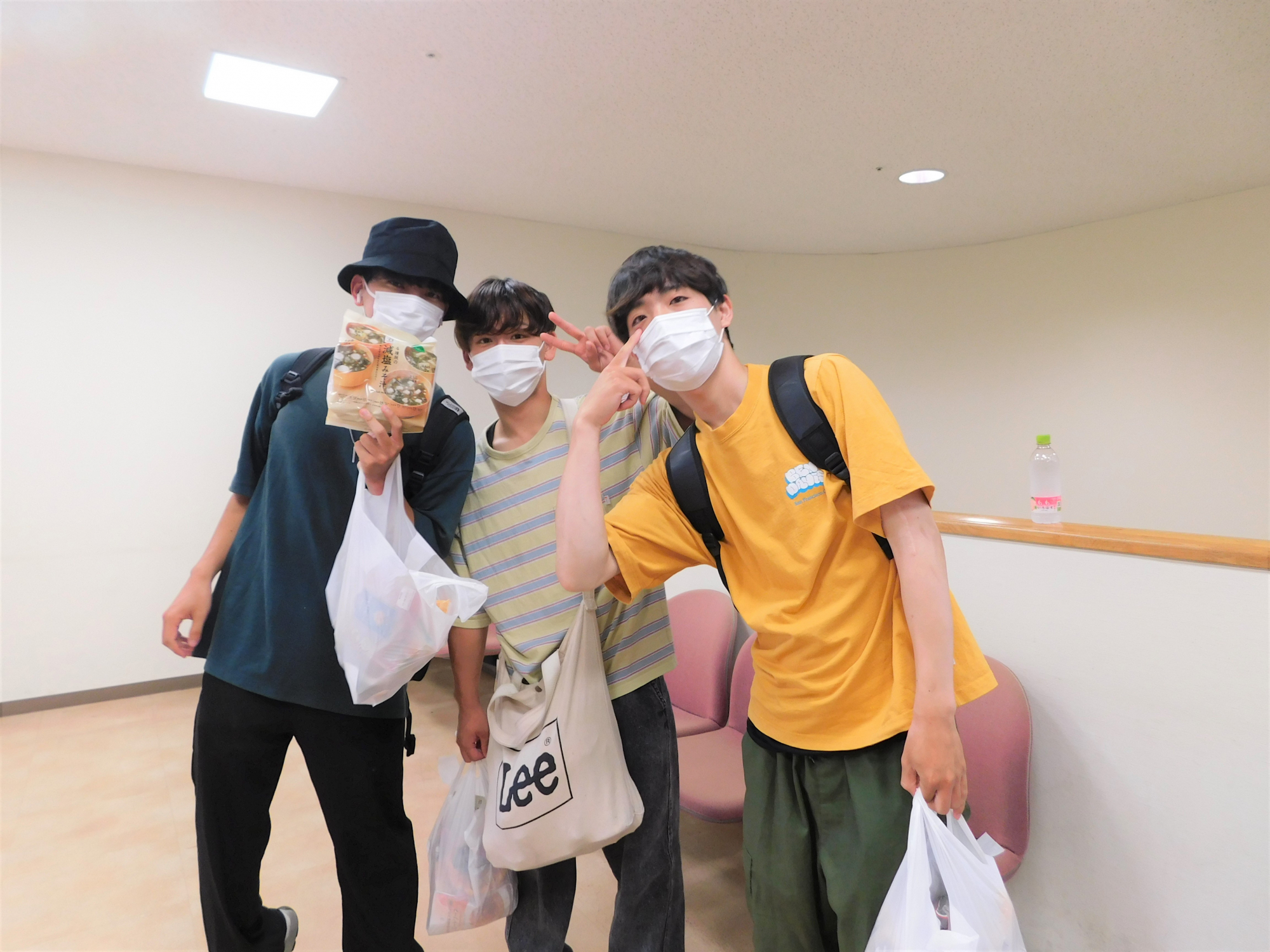 【学生支援】食料品配付（岡山キャンパス）