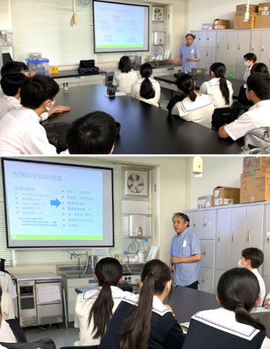 倉敷高等学校の生徒さんが本学に来校