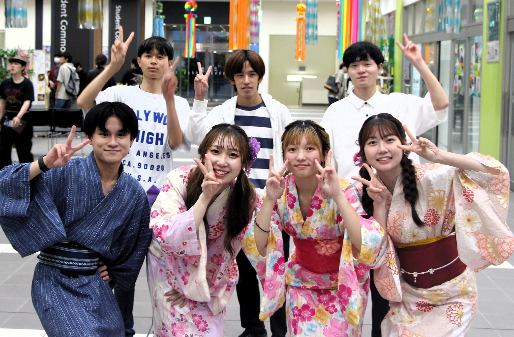 浴衣姿の笑顔あふれる/多彩な行事でエコを考える/七夕EcoNight2023【岡山キャンパス】