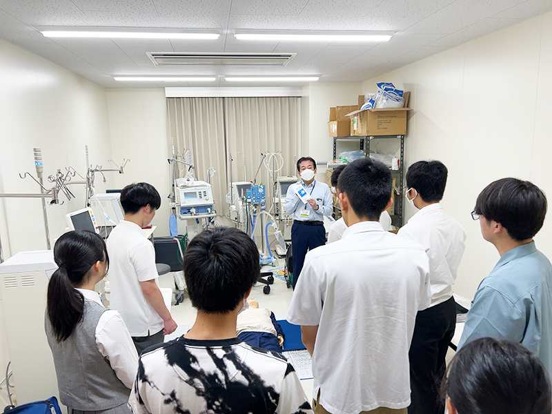 医療機器の操作体験を実施！：2023年7月オープンキャンパス