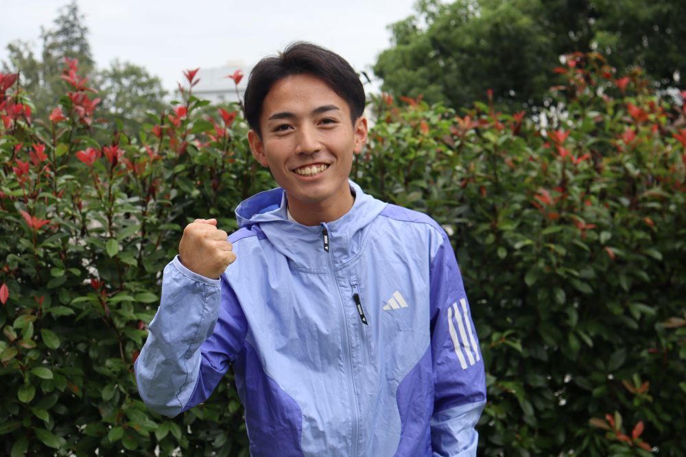 岡本颯太選手が理大初の出雲駅伝出場  「強豪に食らいつく走りを見せたい！」
