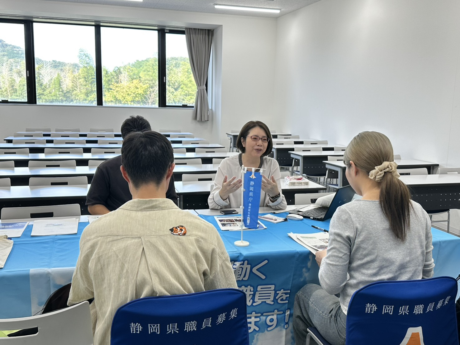 静岡県職員（獣医師）による学内個別就職説明会を開催（今治キャンパス）