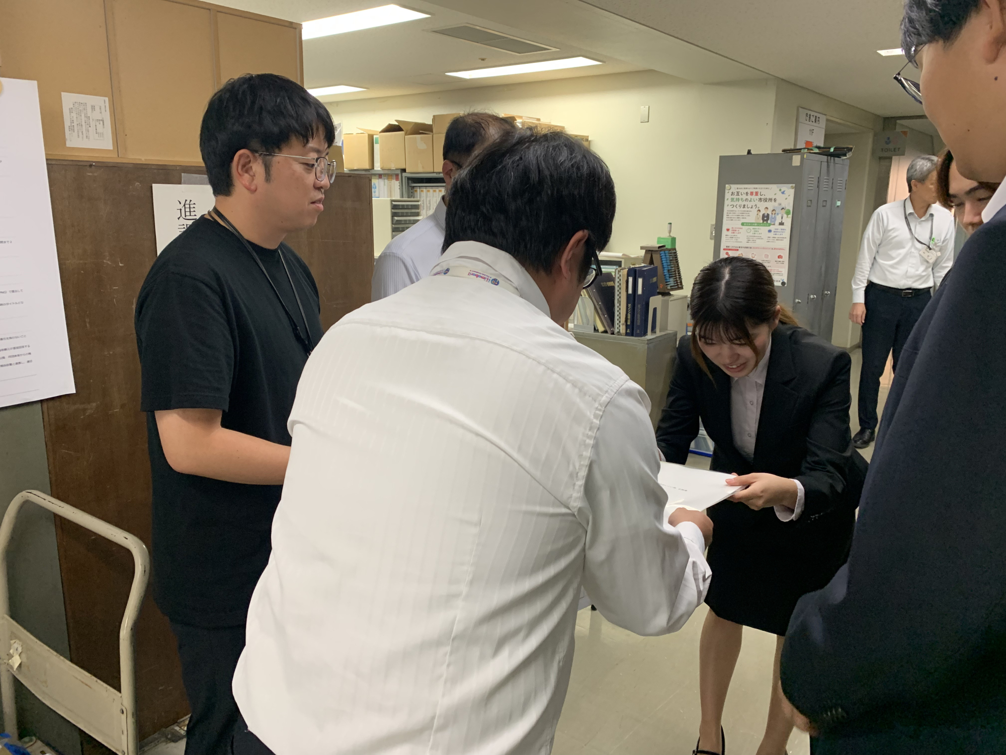 第7回ゆめいこい祭（大学祭）実行委員が今治市・今治市教育委員会へ表敬訪問（今治キャンパス）