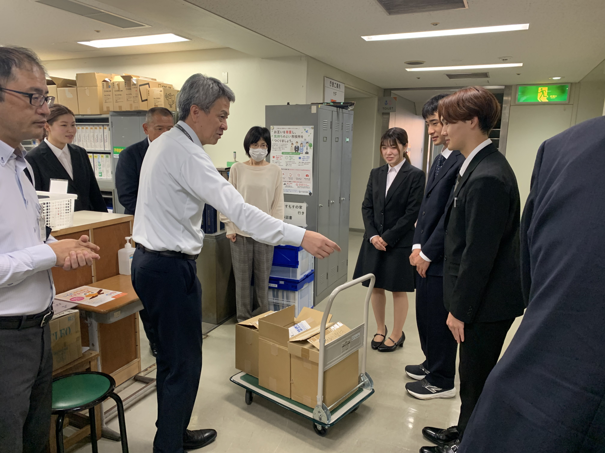 第7回ゆめいこい祭（大学祭）実行委員が今治市・今治市教育委員会へ表敬訪問（今治キャンパス）