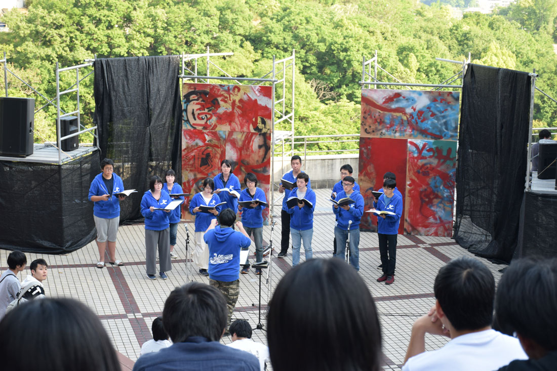 恒例の皐月祭 多数の来場者で賑わう[岡山キャンパス]