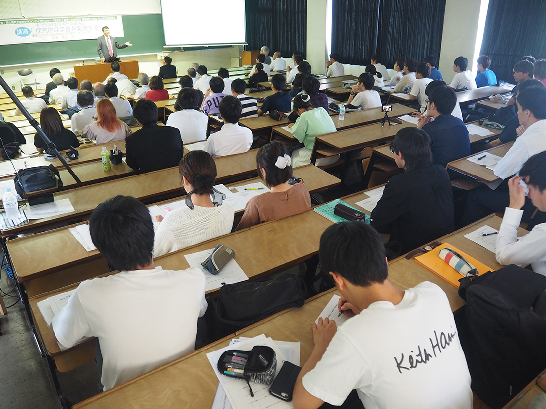 「ワクワク感のある授業を」 理数教育研修講演会で長尾・主任視学官