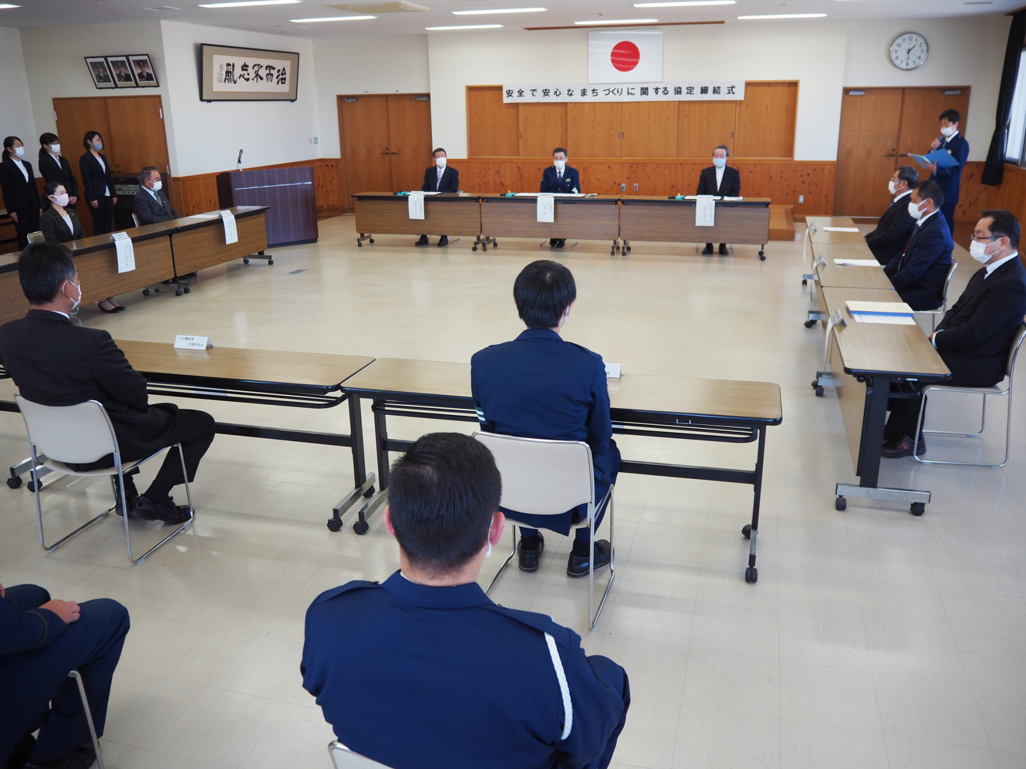 獣医学部が今治警察署と「安全で安心なまちづくり」の協定締結