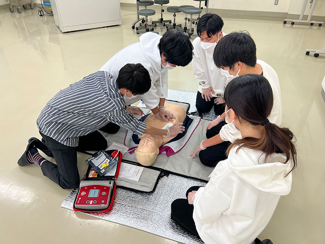 おかやまマラソンAED班参加に向けて救命講習会開催