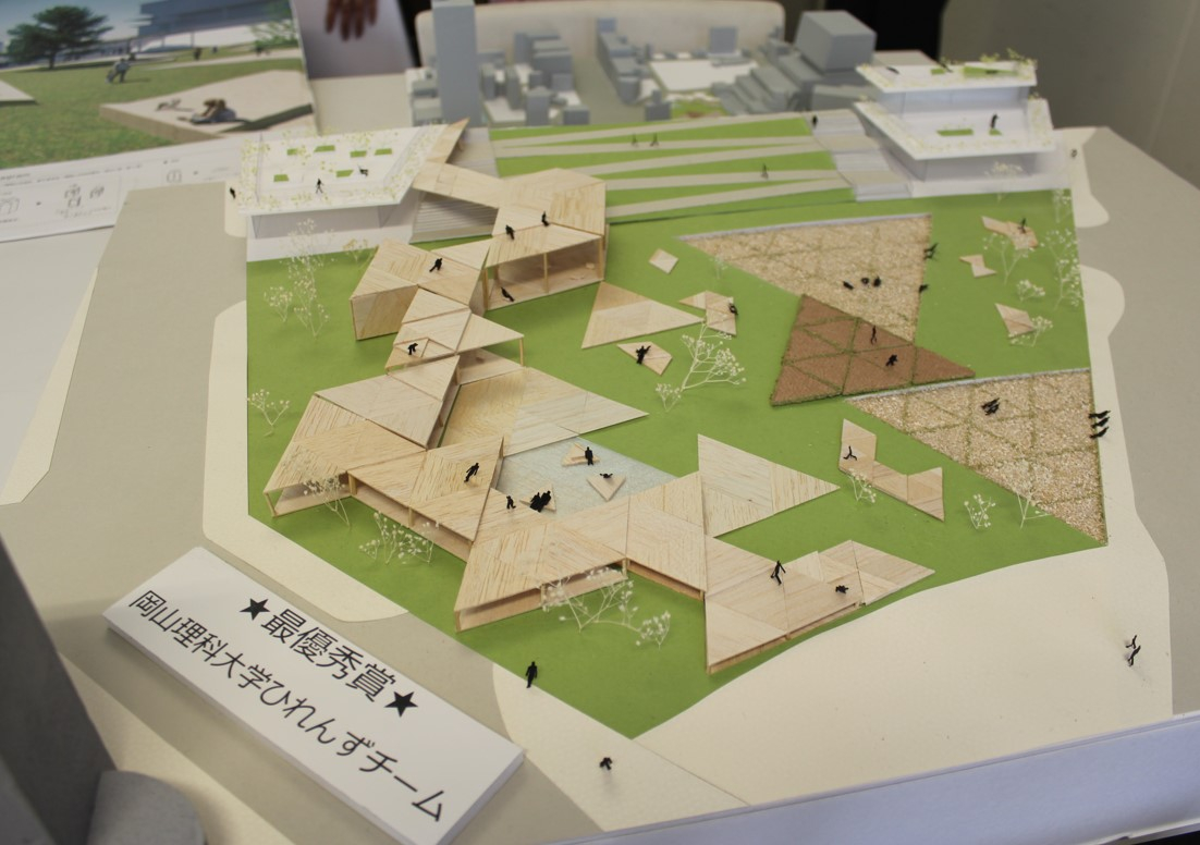 学生設計コンペで建築学科の３年生チームが最優秀賞