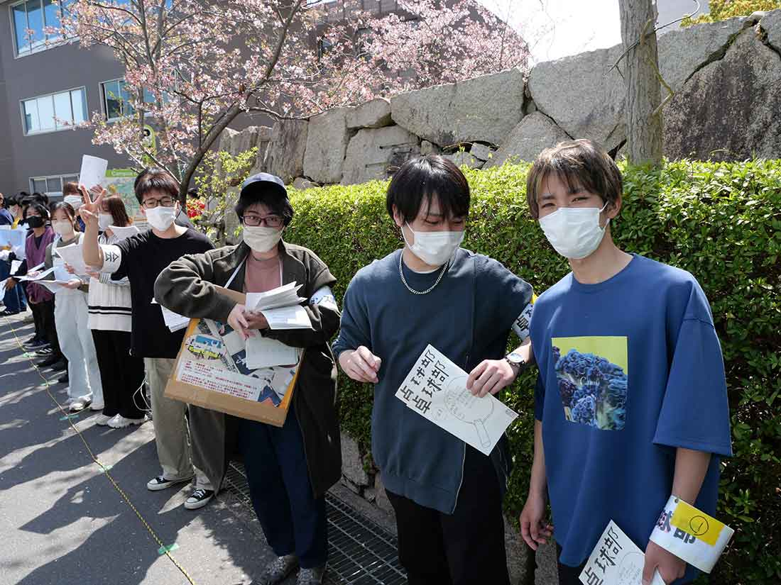 キャンパスににぎわい戻る！