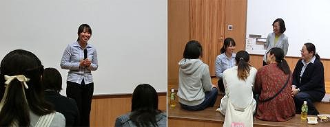 応数卒業生が「リカジョ・キャリア交流イベントin皐月祭」にて講演！