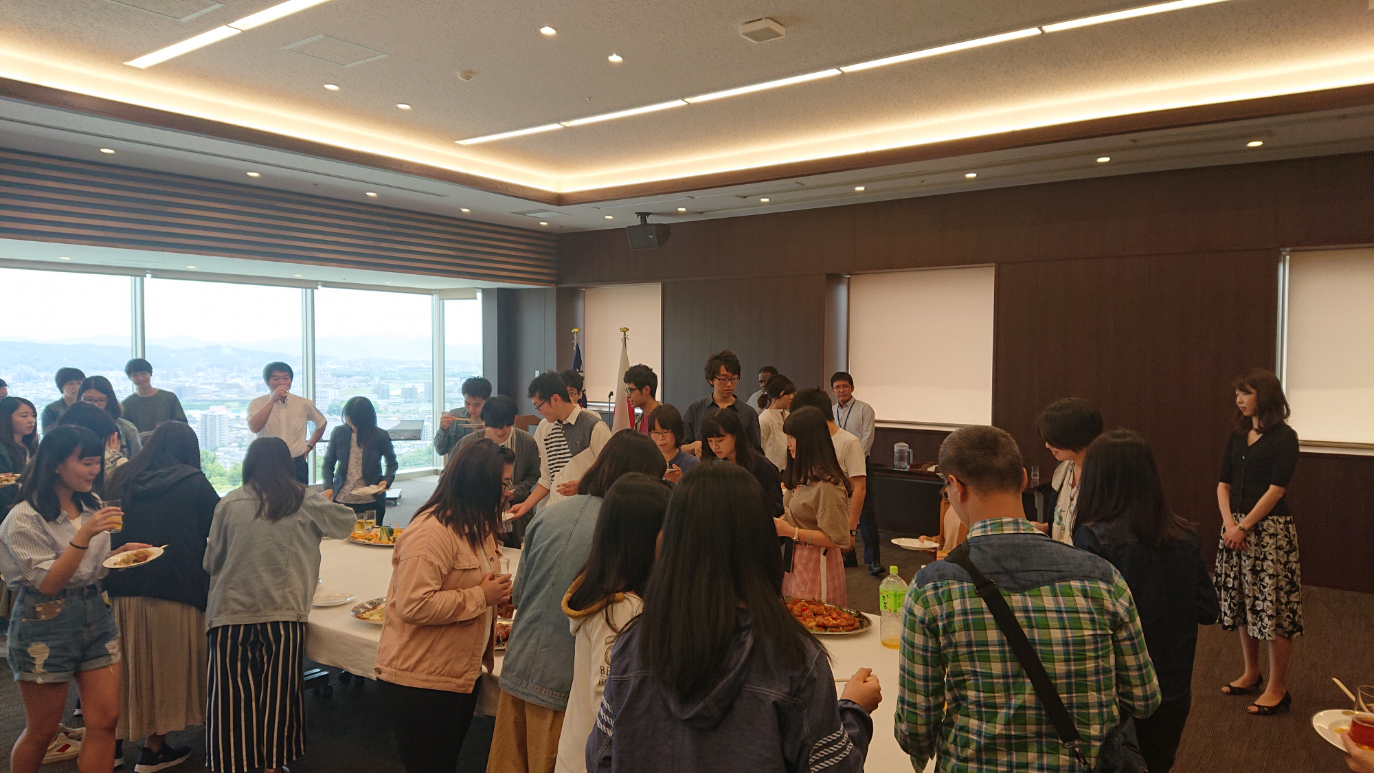 (台湾)致理科技大学研修団昼食会
