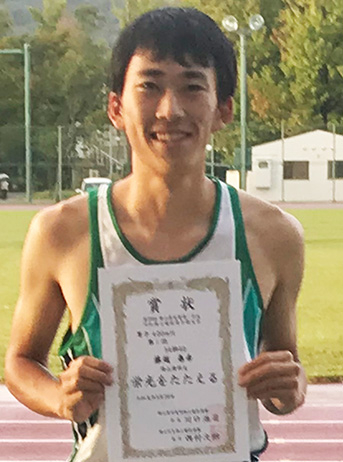 3種目で堂々の1位!　陸上競技部、獣医学科の澤畠さんら