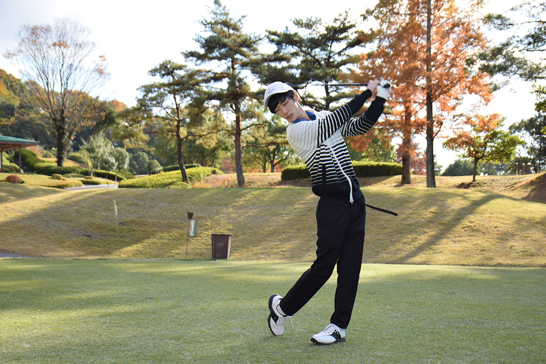 日本プロゴルフ協会(PGA)副会長が講演と技術指導