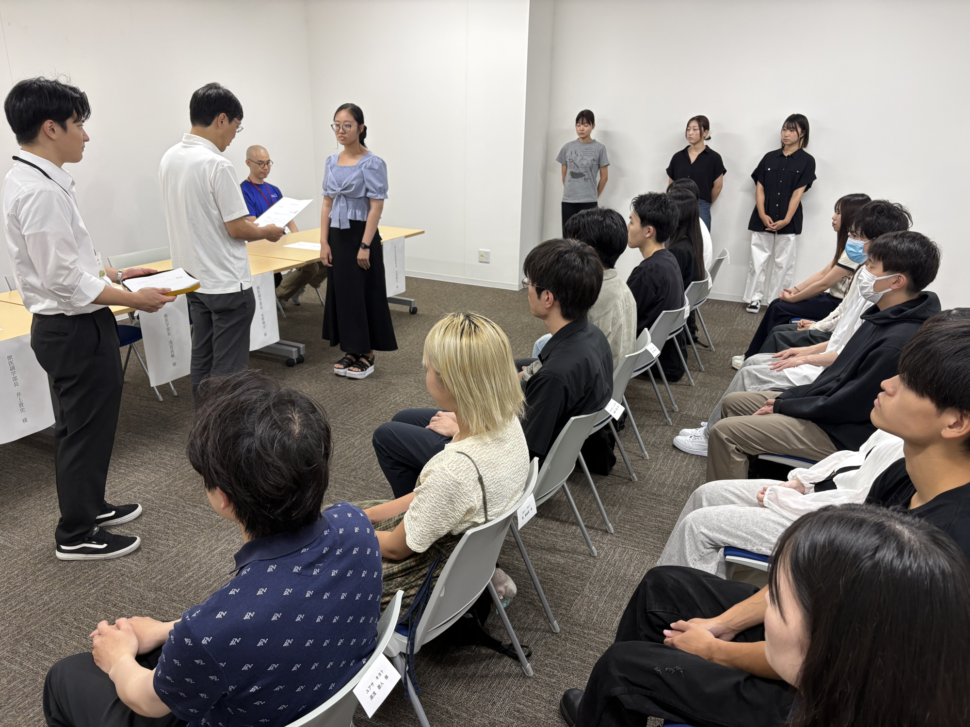 令和8年度秋学期オリエンテーション 学業特待生通知交付式を開催しました（今治キャンパス）