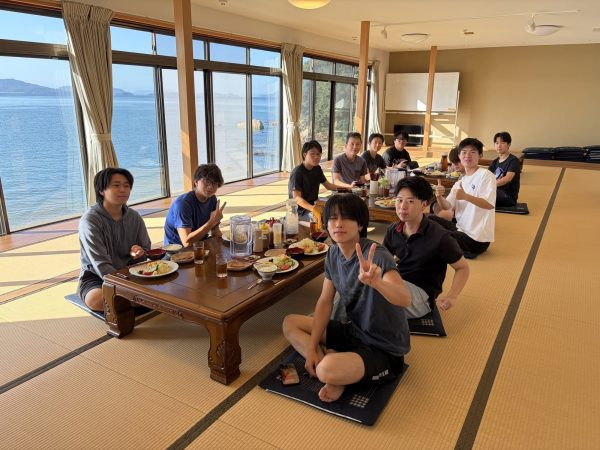 【納村研究室】本学前島研修所で合宿してきました