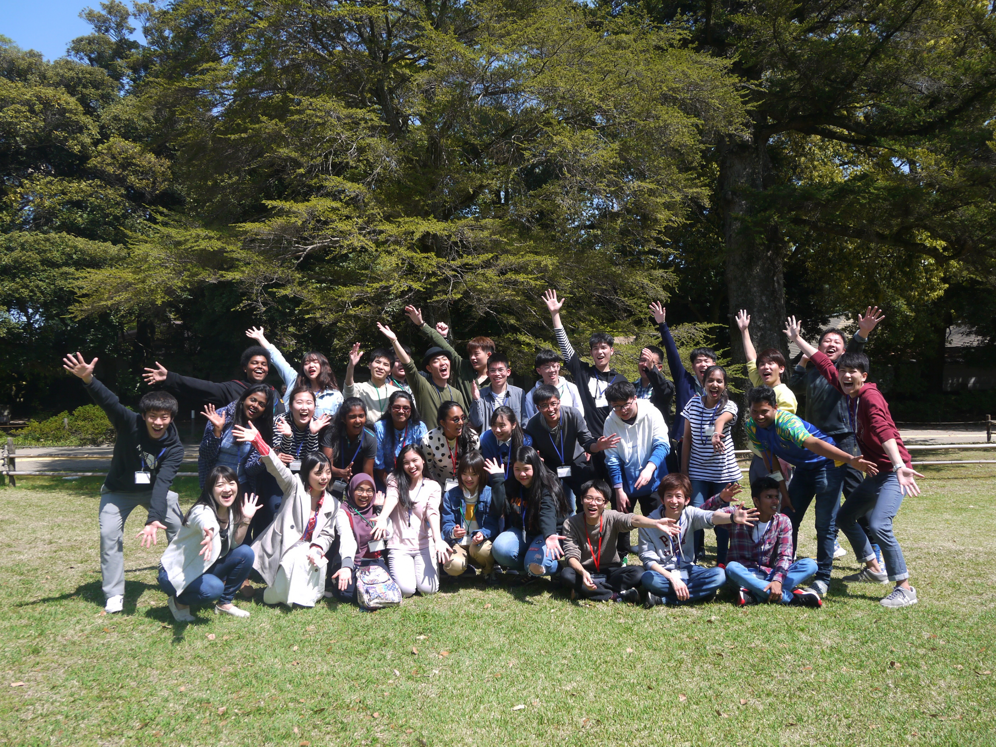 留学生歓迎会を後楽園で実施！