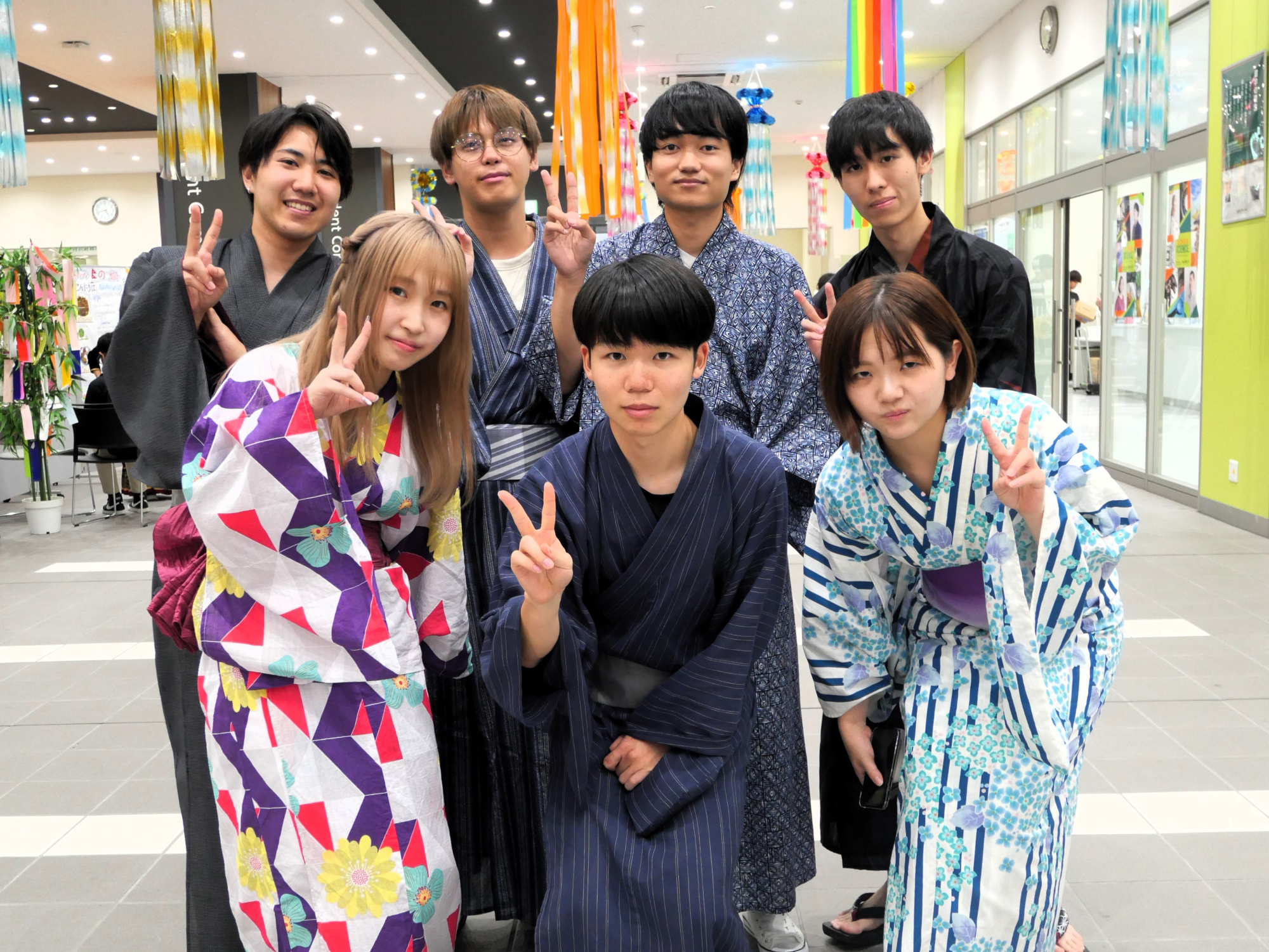浴衣姿の笑顔あふれる/多彩な行事でエコを考える/七夕EcoNight2023【岡山キャンパス】