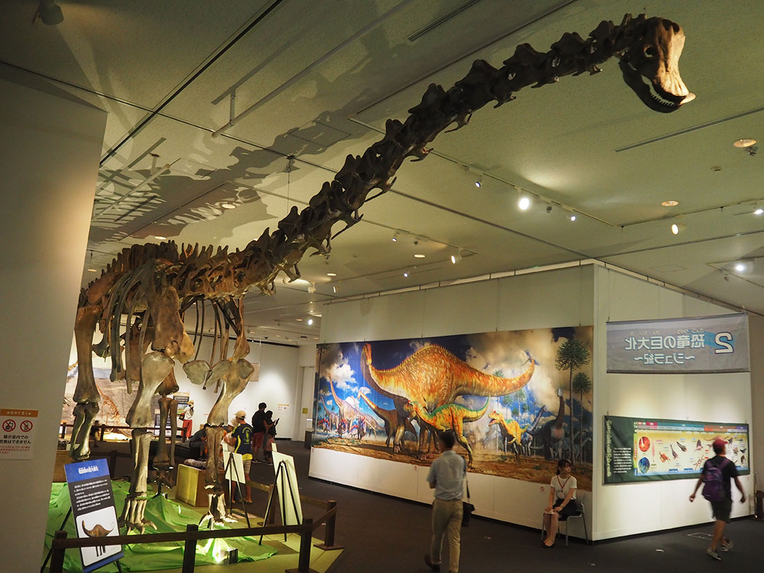 「世界大恐竜展」閉幕 7万人超の入場者でにぎわう