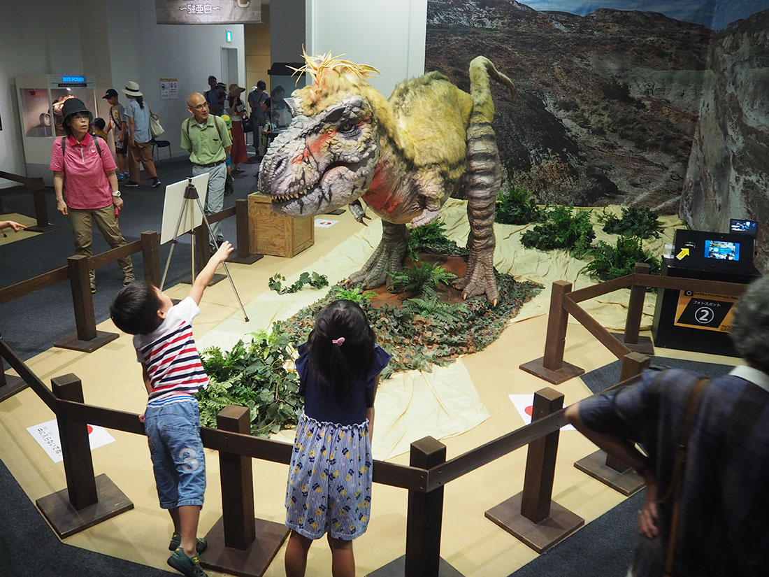 「世界大恐竜展」閉幕 7万人超の入場者でにぎわう