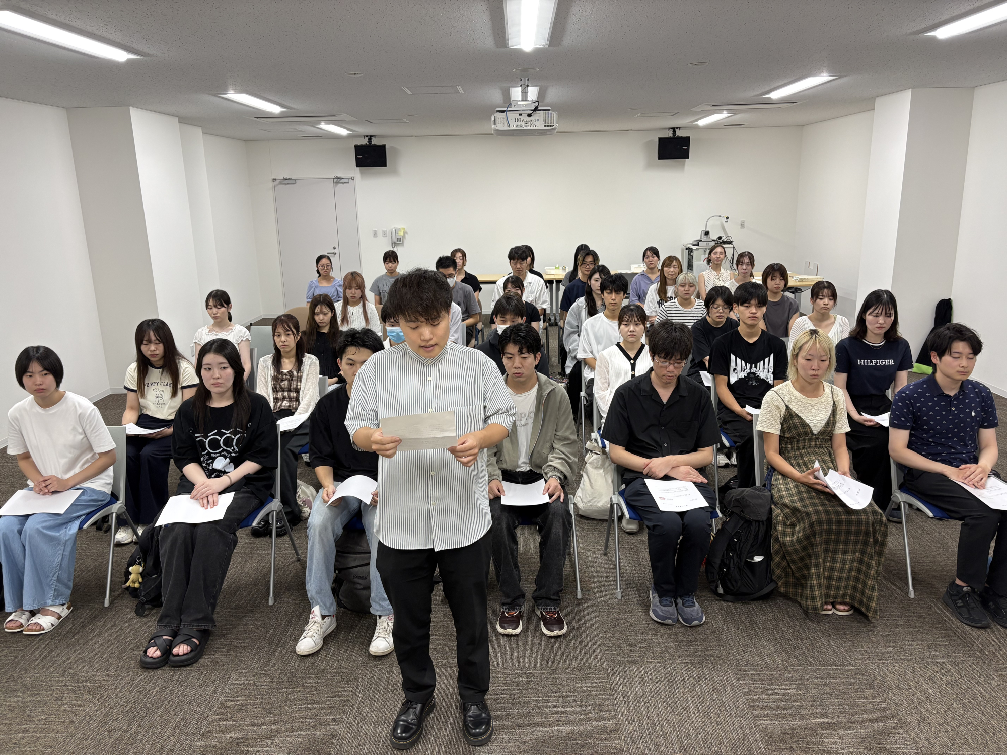 令和8年度秋学期オリエンテーション 学業特待生通知交付式を開催しました（今治キャンパス）